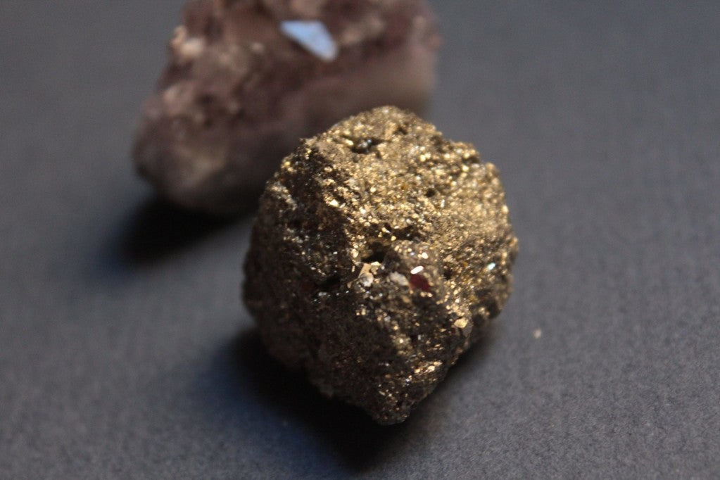 Fool's Gold on a gray surface