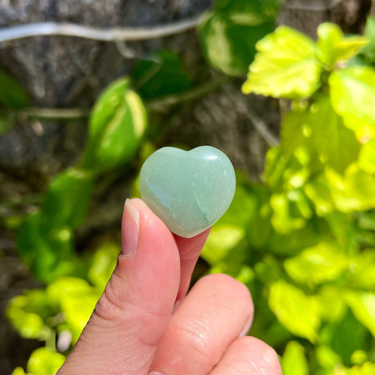 Green Aventurine Mini Hearts