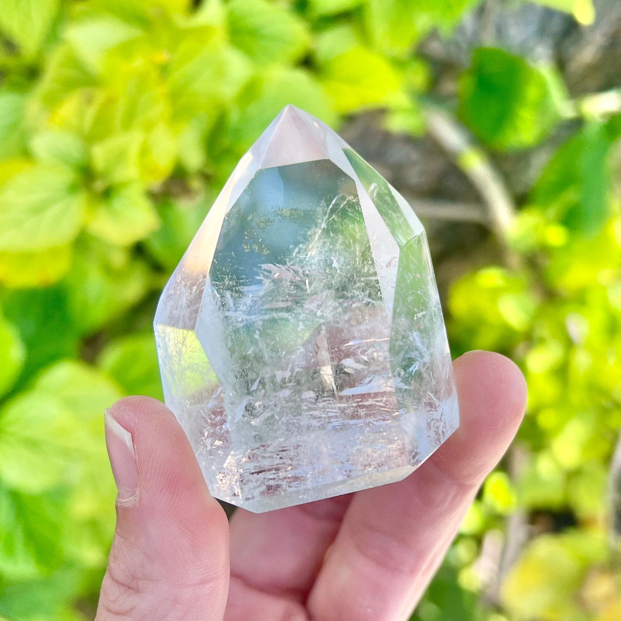 Grade A Clear Quartz Polished Point