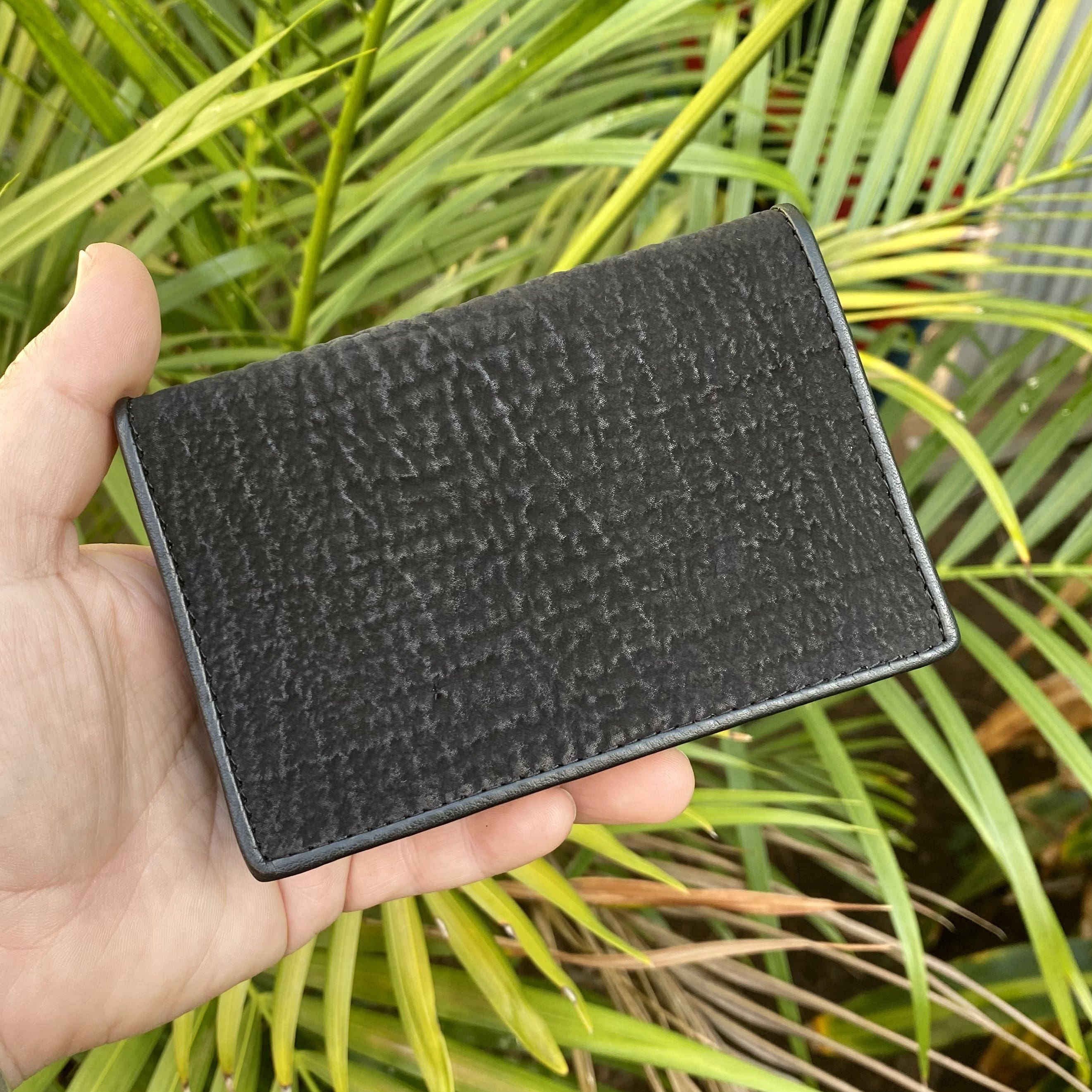 Shark Leather Card Carrier | Leather Wallet | Whaler's Locker