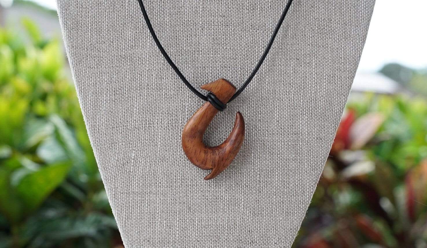 Koa Wood Maui Fish Hook