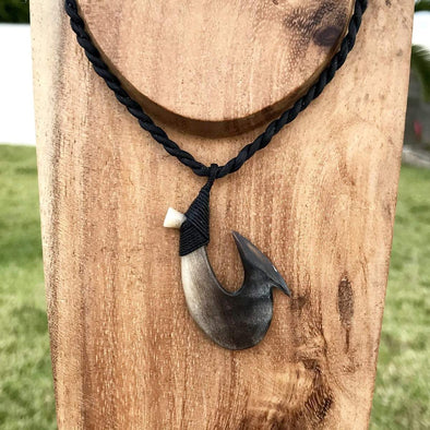 Hawaiian Maui Island Fishing Hook Tribal Necklace Pendant. Sterling Silver.  - Etsy