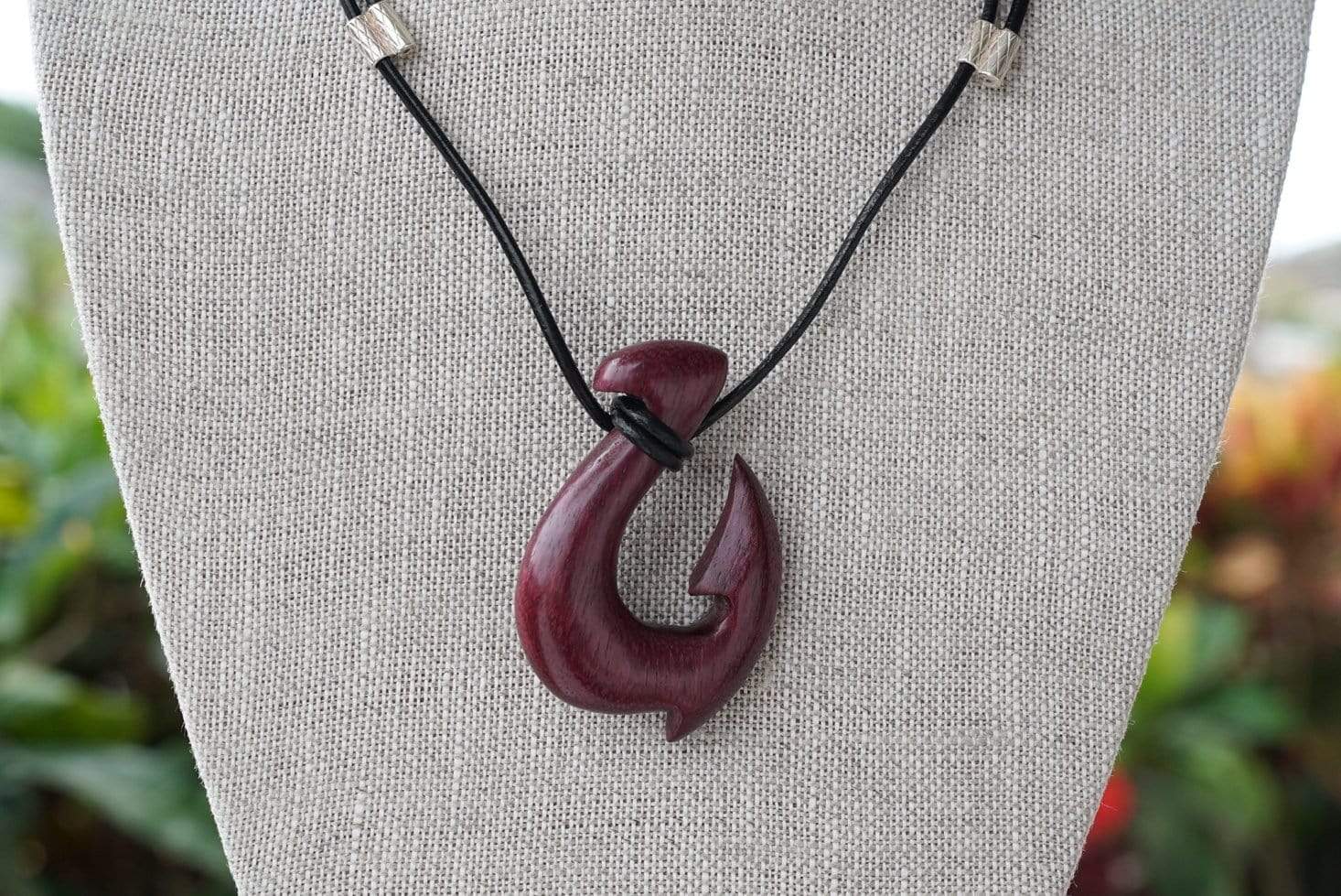 Purple Heart Wood Maui Fish Hook