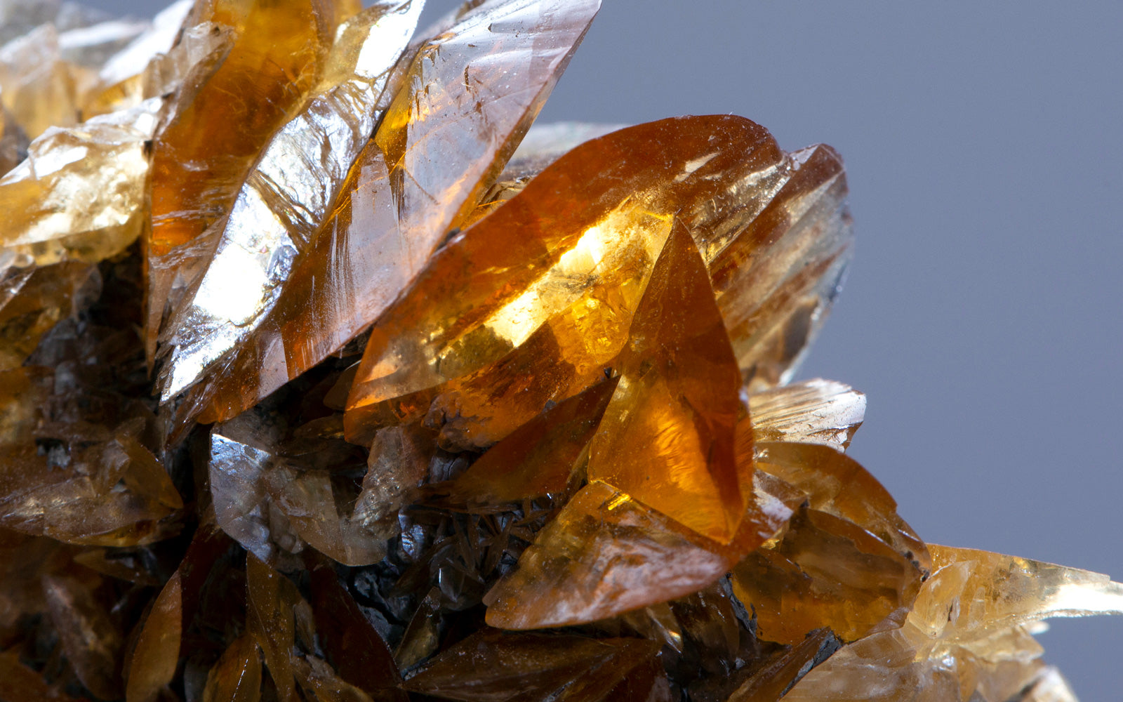 Yellow healing crystal stone