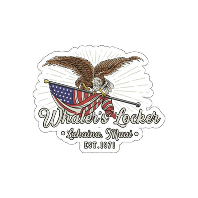 Super Cool Whaler's Locker Eagle Sticker