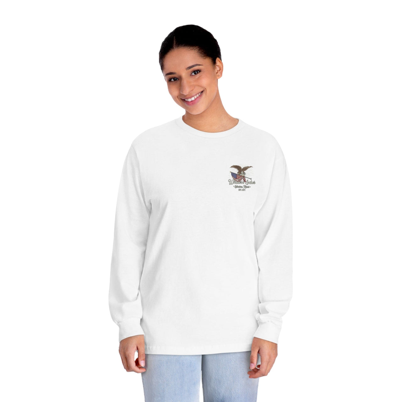 Super Cool Whaler's Locker Eagle Unisex Classic Long Sleeve T-Shirt