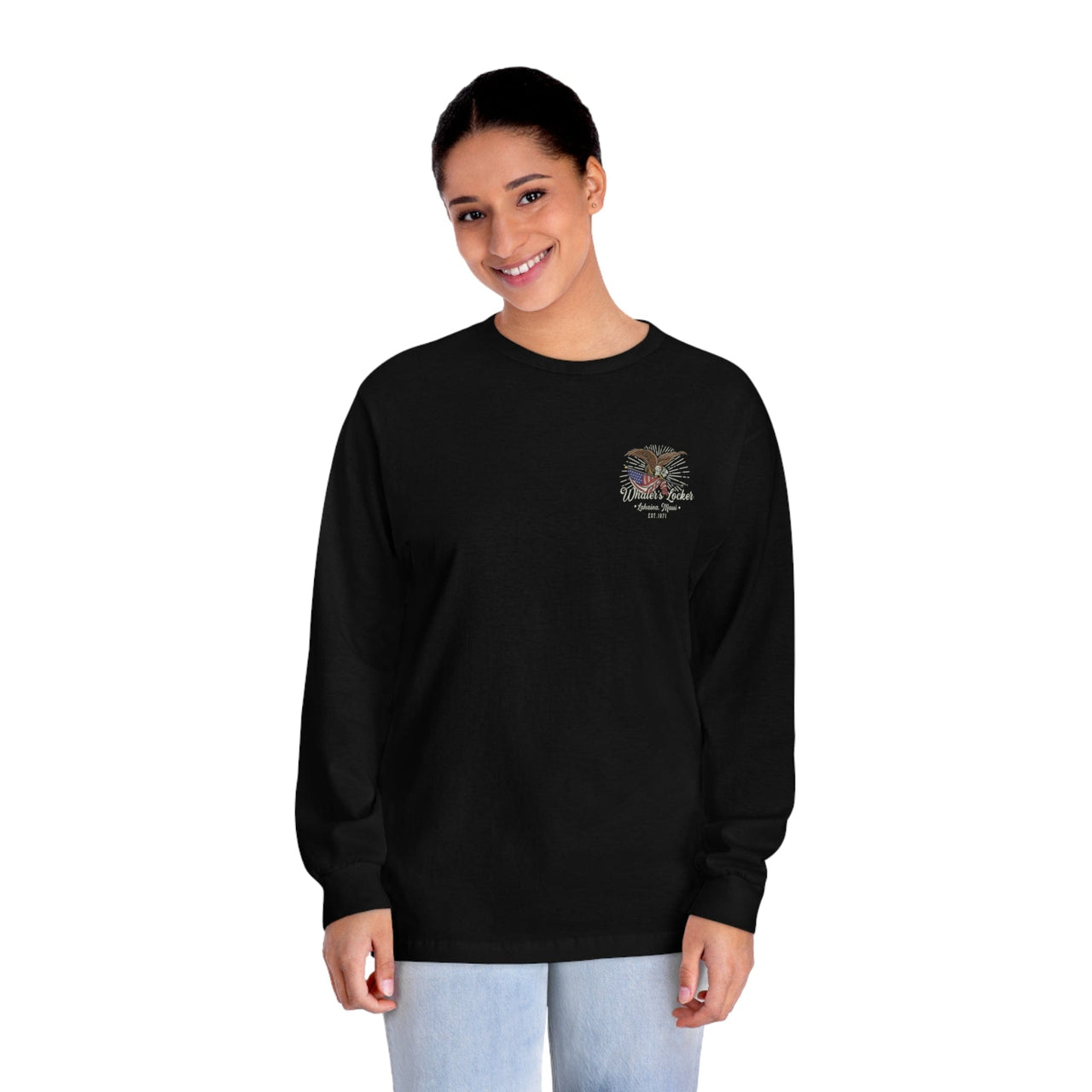 Super Cool Whaler's Locker Eagle Unisex Classic Long Sleeve T-Shirt