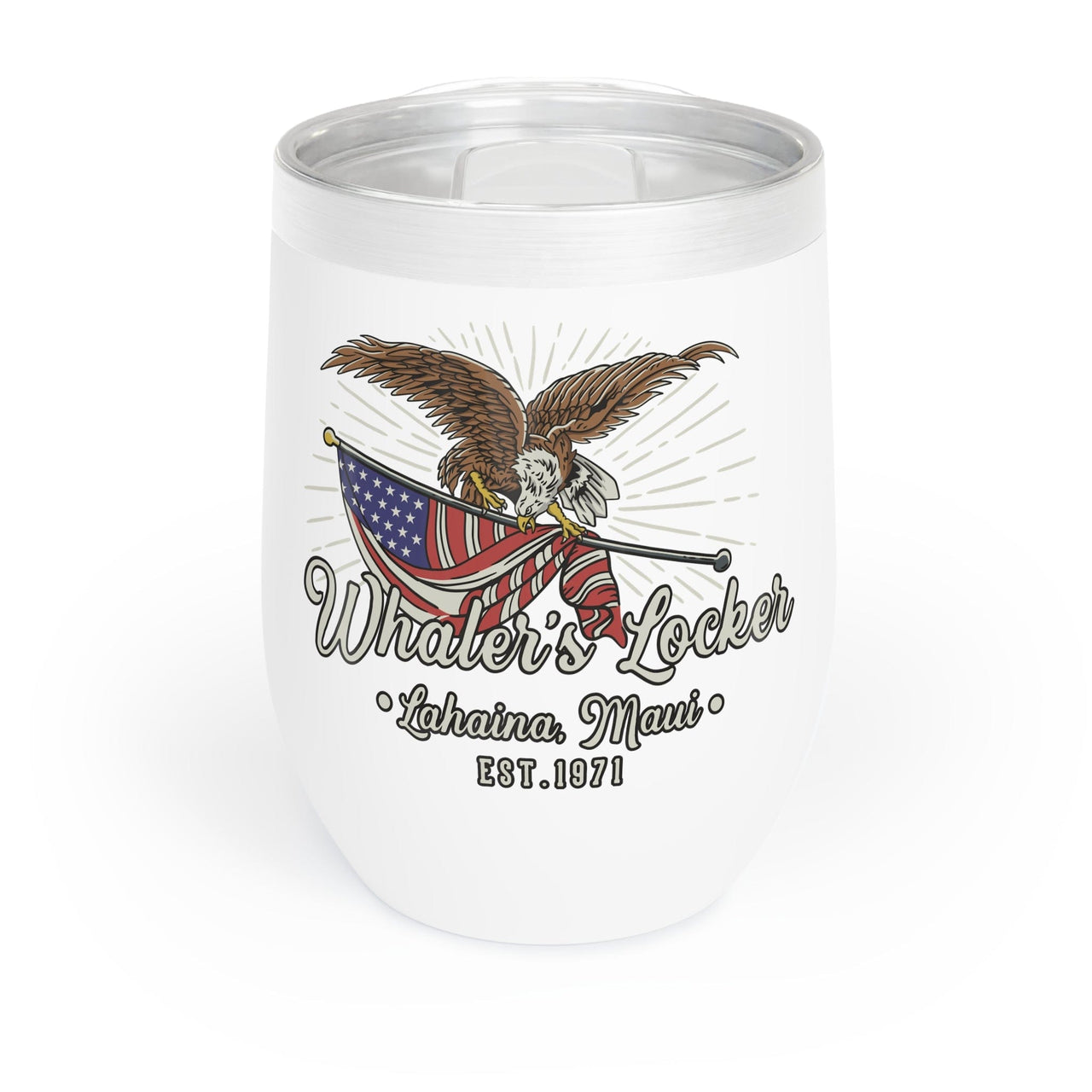 Super Cool Whaler's Locker Eagle Chill Wine Tumbler