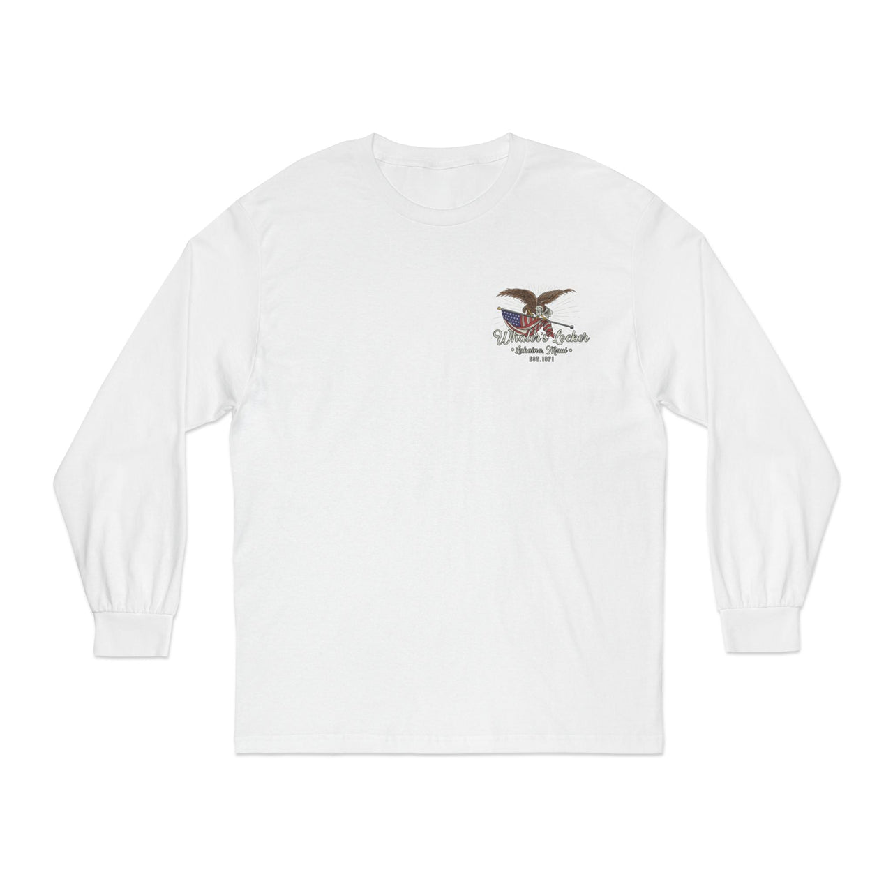 Super Cool Whaler's Locker Eagle Unisex Classic Long Sleeve T-Shirt