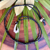 1 5/8” Axis Deer Antler Maui Fish Hook Pendant Necklace