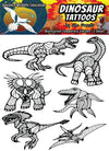 Prehistoric Life Dinosaur Temporary Tattoos
