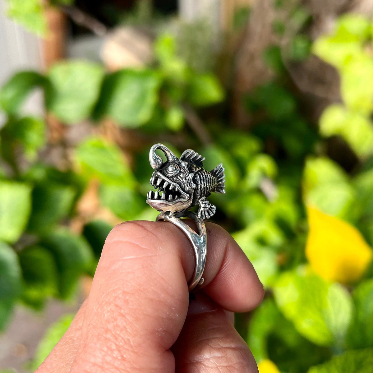 Keyler Fish Rings Angler Fish Adjustable Ring | Whaler's Locker