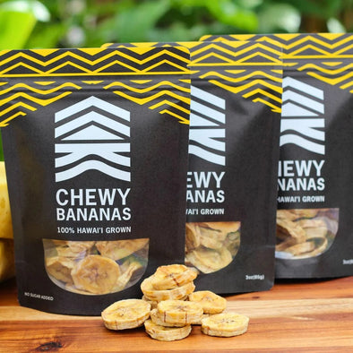 Polipoli Farms Chewy Bananas Snack 3-Pack