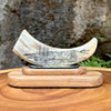Lahaina Whaling Days Scrimshaw by Ray Peters