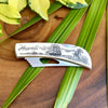 Scrimshaw Style Pocket Knife with Clip