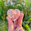 Small Hematoid Quartz Heart Stone