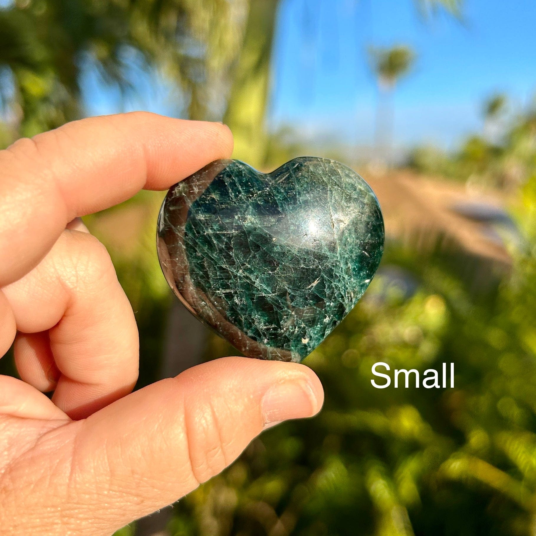 Small Apatite Heart Stone Healing Crystal