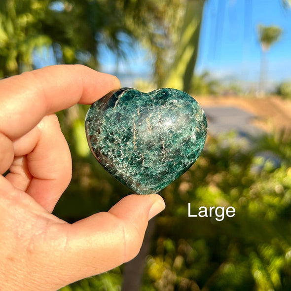 Large Apatite Heart Stone Healing Crystal