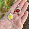 Baltic Amber Sterling Silver Pendant with Gemstone Detail- BAP036