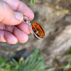 Small Baltic Amber Sterling Silver Pendant- BAP037