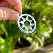 Maui Sun Pendant in Sterling Silver