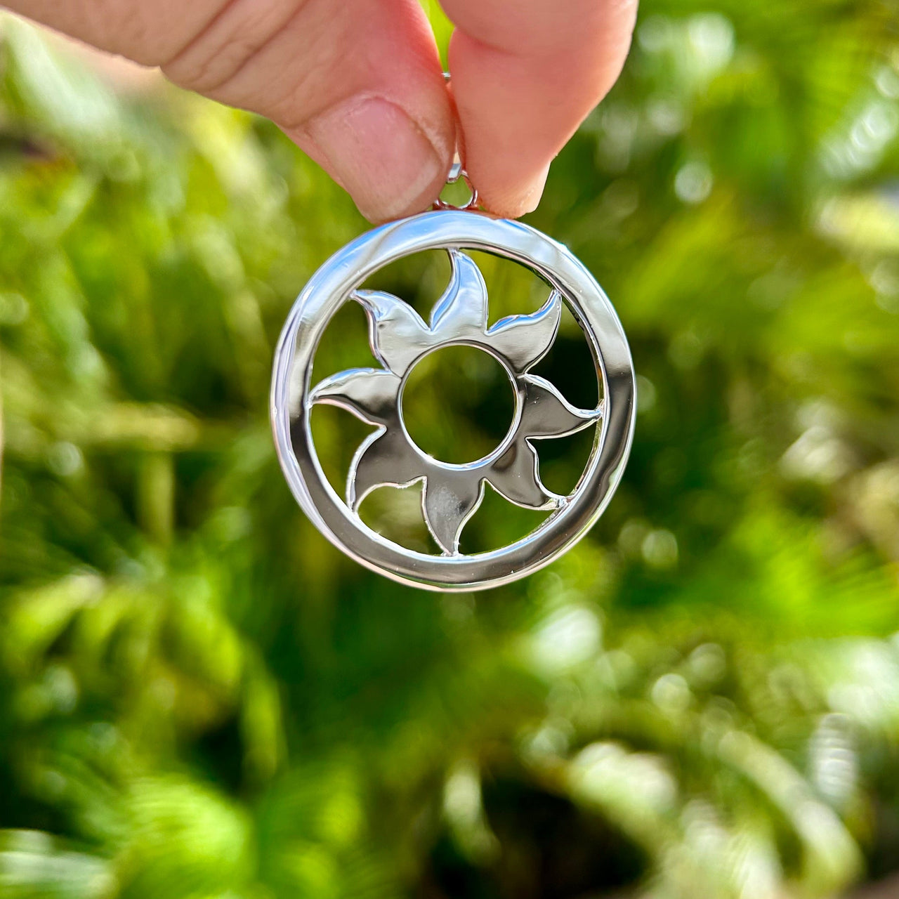 Sterling Silver Maui Sun Pendant