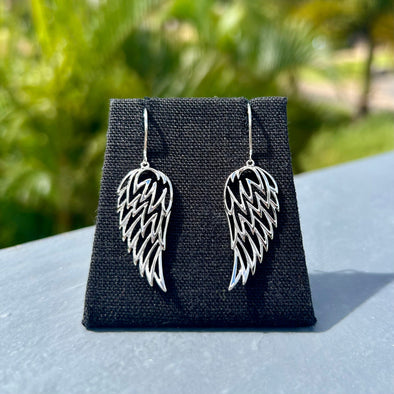 CiCi Maui Designs Angel Wing Earrings in Sterling Silver