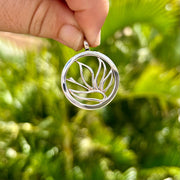 Sterling Silver Bird of Paradise Pendant