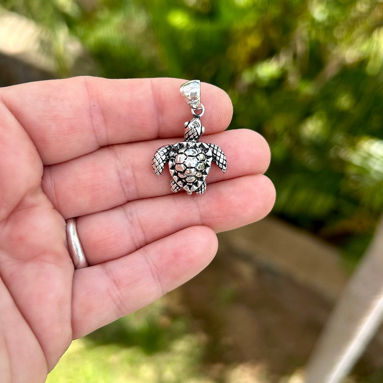 Darling Sea Turtle Pendant