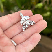 Double Whale Tail Pendant