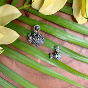 Two sizes of Sterling Silver Puffer Fish Pendants