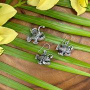 Zak Hart Angler Fish Earrings and Pendant in Sterling Silver