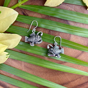 Sterling Silver Angler Fish Earrings