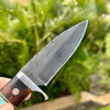 Larry Donnelly Hand-forged High-carbon Damascus Steel Fixed Blade