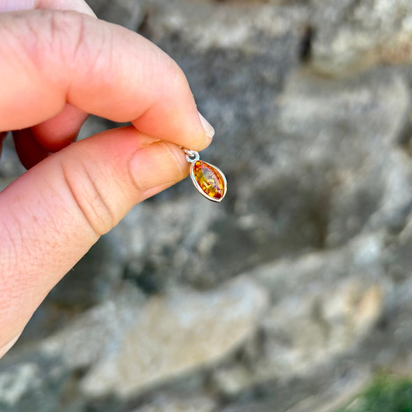 Petite Honey Baltic Amber Pendant