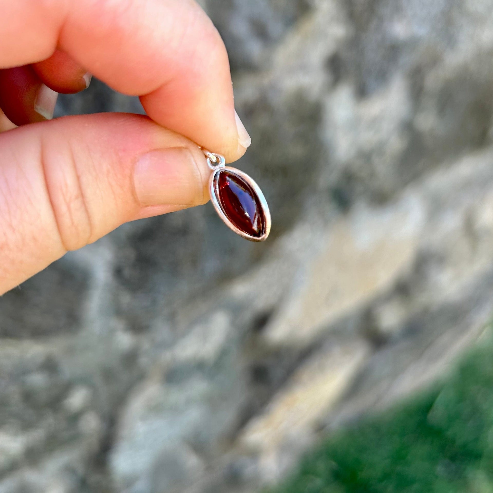 Cherry Baltic Amber Pendant