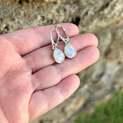 June birthstone Moonstone Drop Earrings