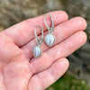 Banded Agate Drop Earrings