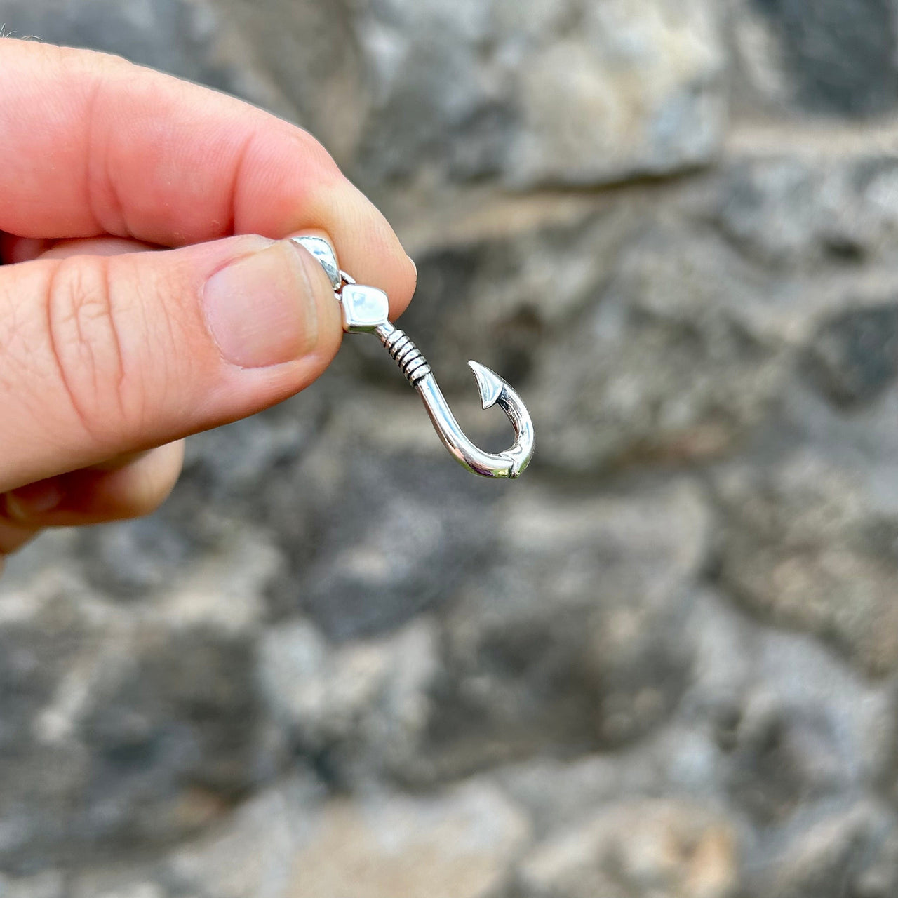 Small Fish Hook Pendant