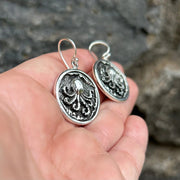 Octopus Medallion Earrings by Zak Hart