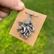 Zak Hart hand crafted Octopus Pendant with Filagree Detail