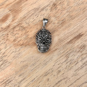 Zak Hart Floral Sugar Skull Pendant