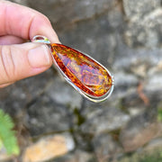 Sterling Silver Pendant with Baltic Amber