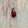 Pendant with Baltic Amber in Rich Bourbon Color