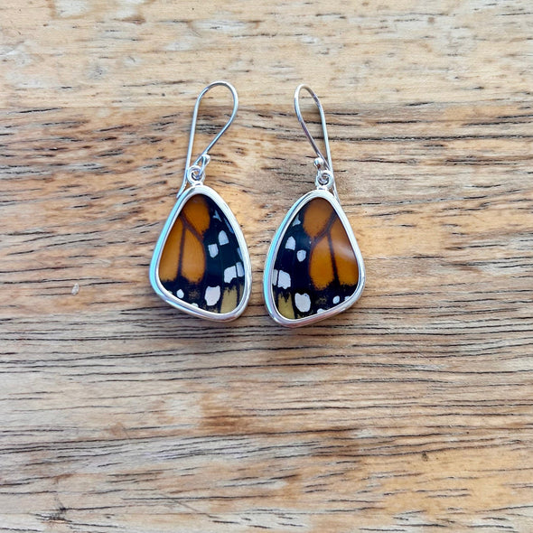 Small Butterfly Wing Earrings