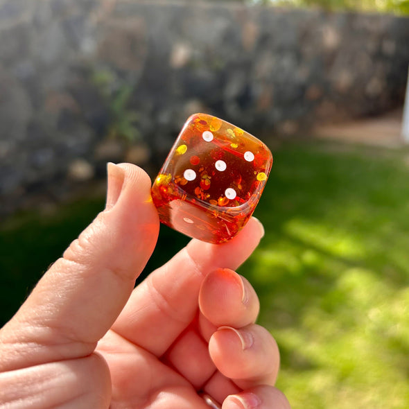 Baltic Amber Dice- Various Sizes