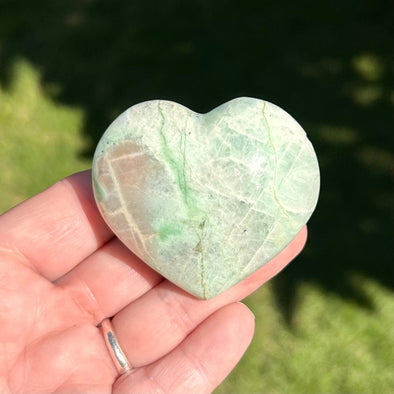 Garnierite Polished Heart
