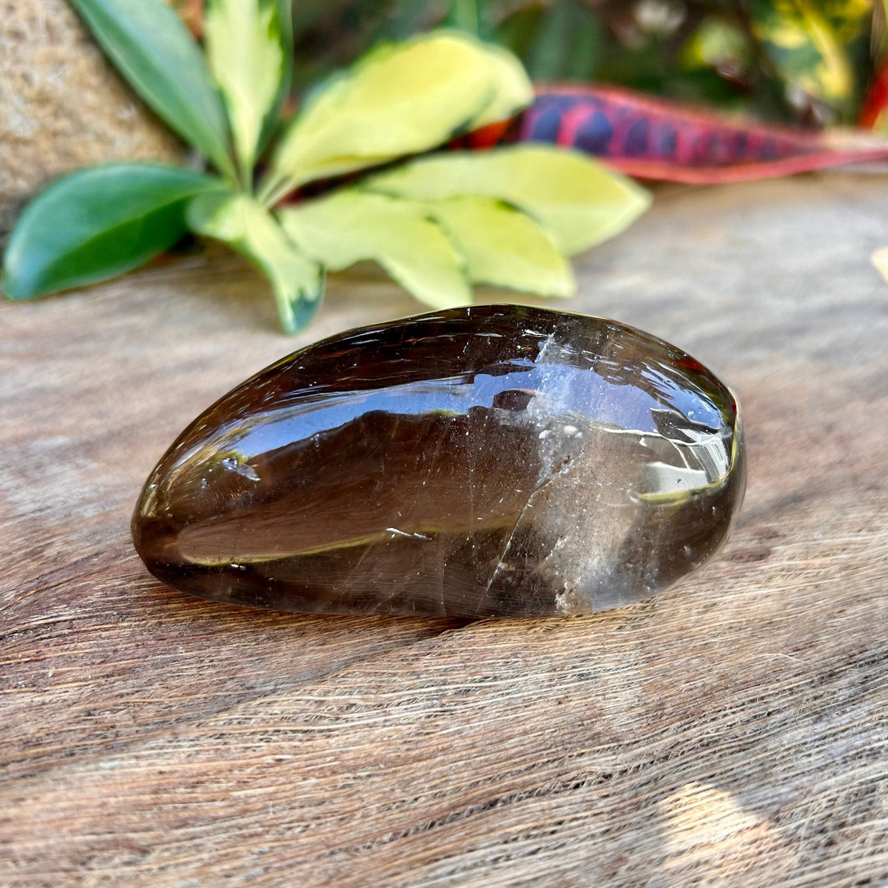 Smoky Quartz Freeform Polished Stone- A