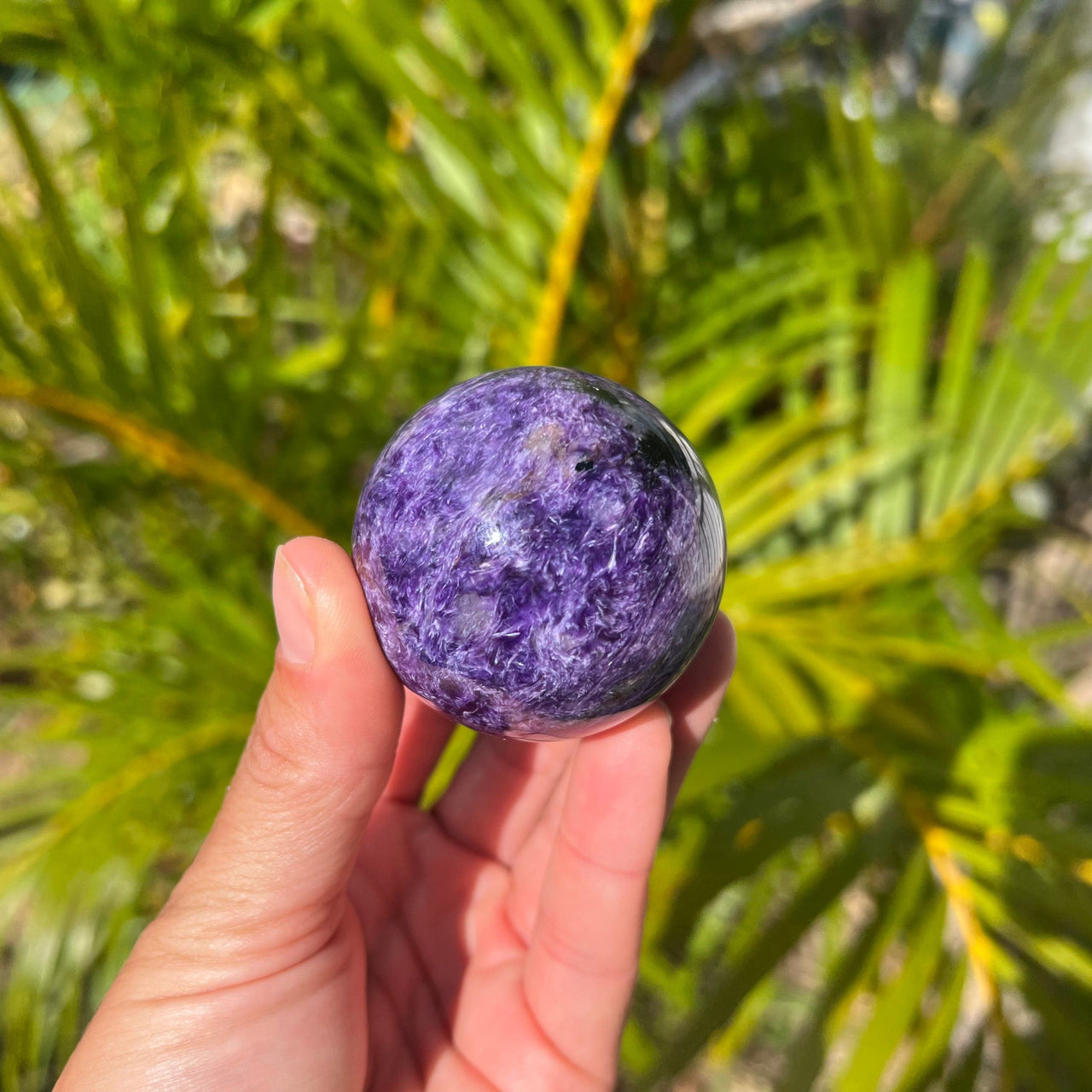 Large Healing Charoite Sphere