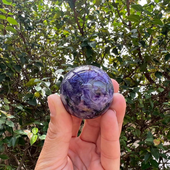 Medium Charoite Sphere Healing Stone